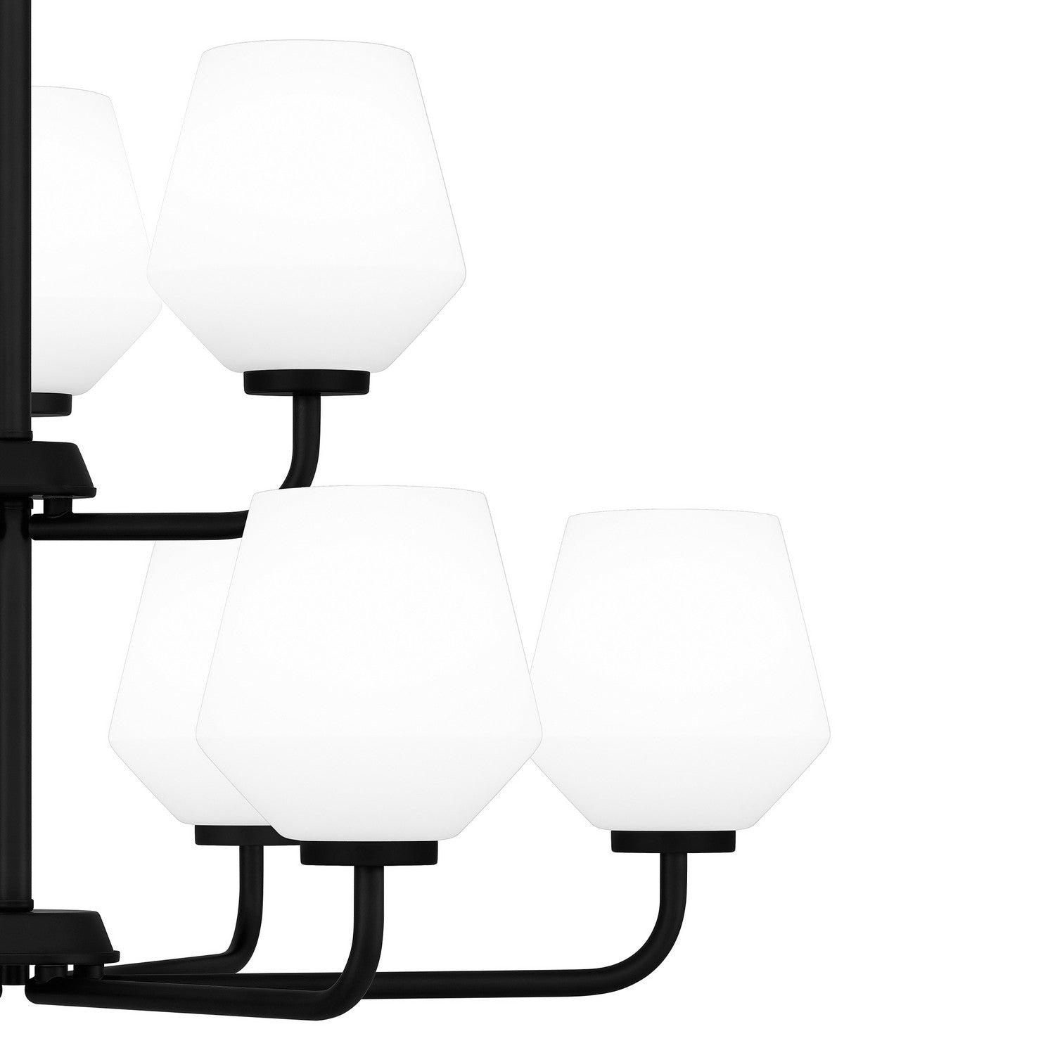 Quoizel - NIE5028MBK - Nine Light Chandelier - Nielson - Matte Black