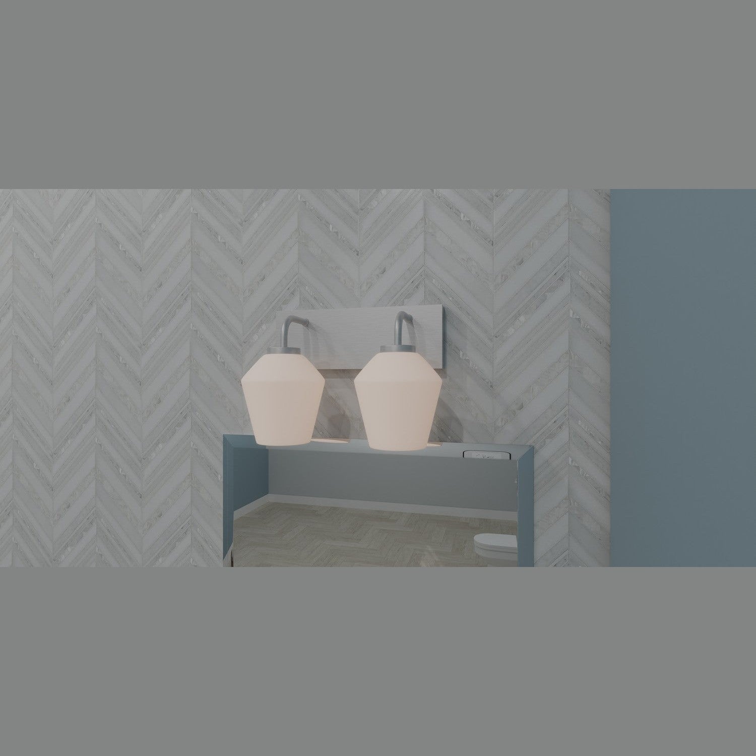 Quoizel - NIE8613BN - Two Light Bath - Nielson - Brushed Nickel
