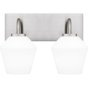 Quoizel - NIE8613BN - Two Light Bath - Nielson - Brushed Nickel
