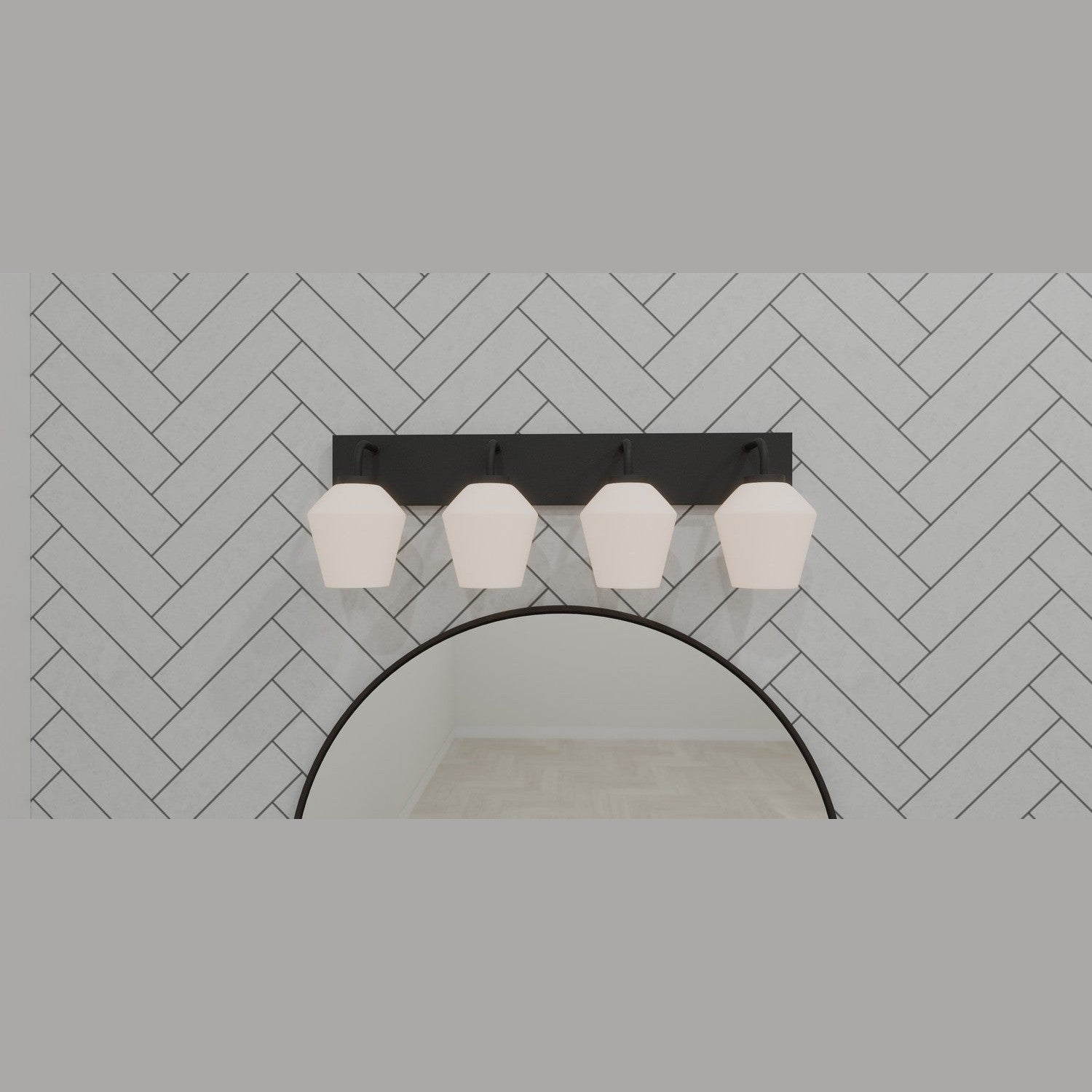 Quoizel - NIE8629MBK - Four Light Bath - Nielson - Matte Black