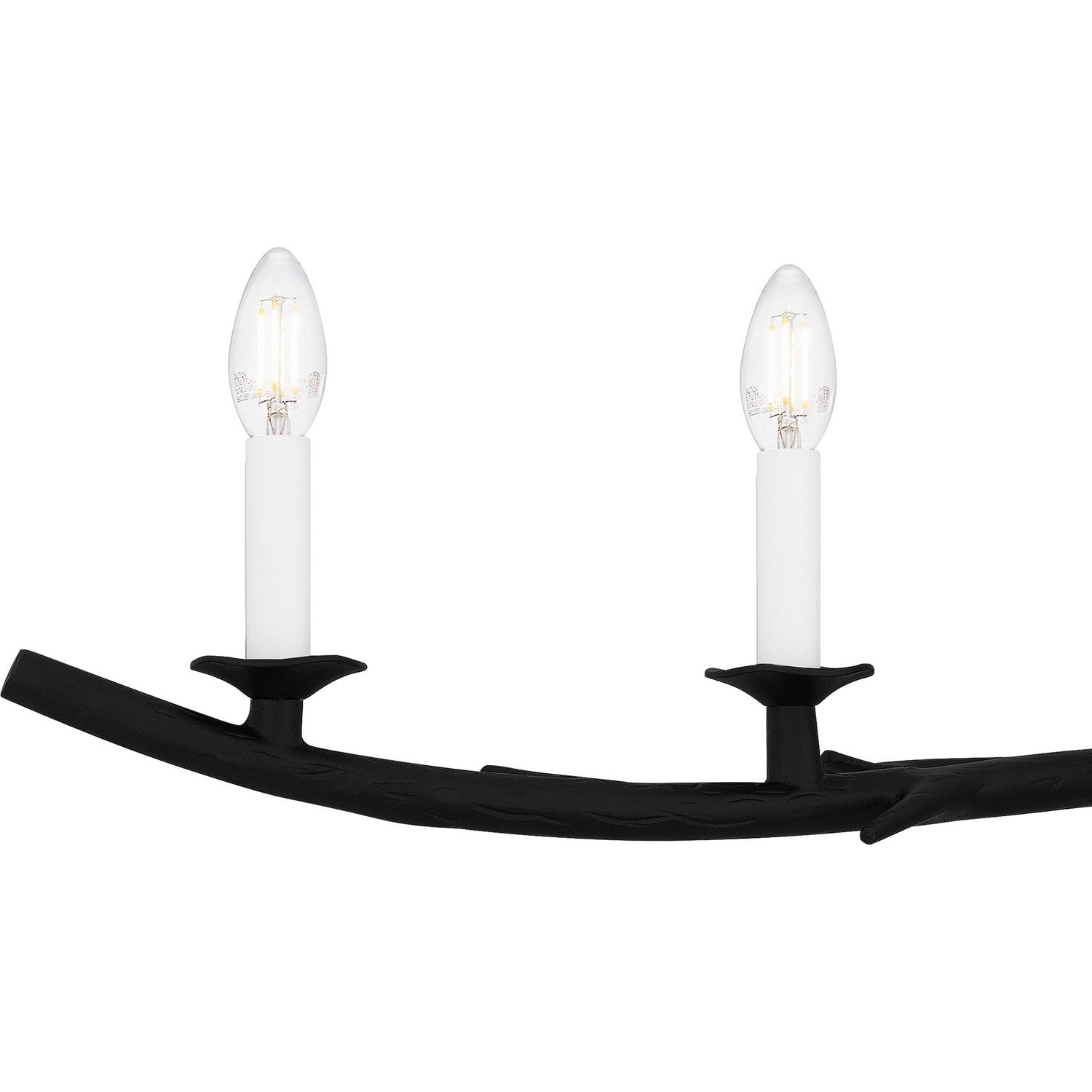 Quoizel - OAK644EK - Six Light Linear Chandelier - Oakley - Earth Black