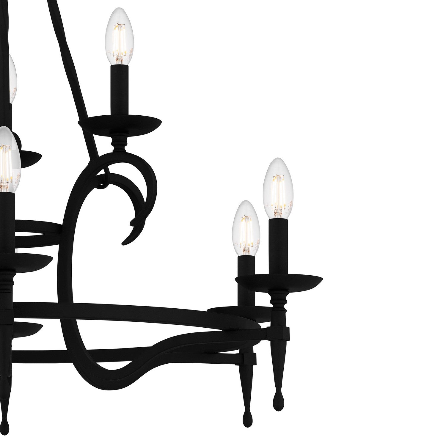 Quoizel - OCA5032EK - Nine Light Chandelier - Octavia - Earth Black