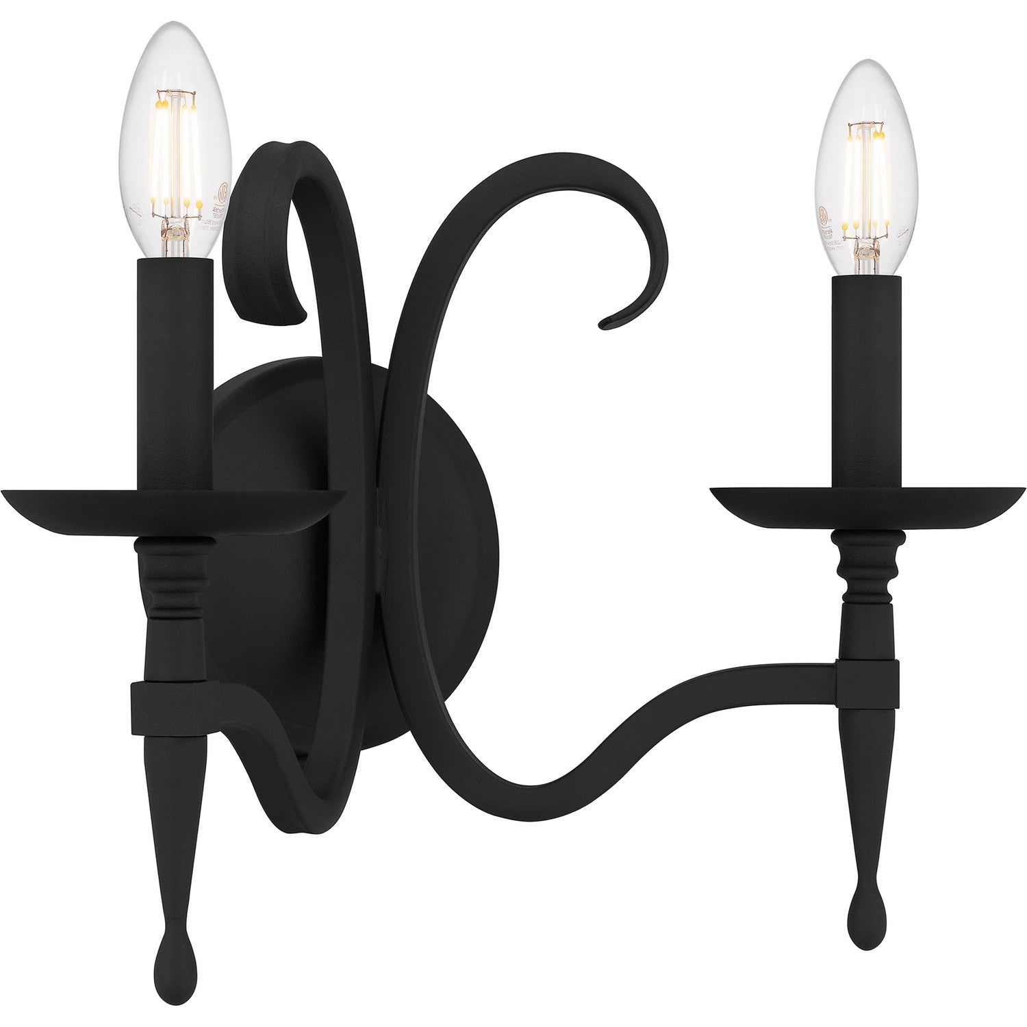 Quoizel - OCA8714EK - Two Light Wall Sconce - Octavia - Earth Black
