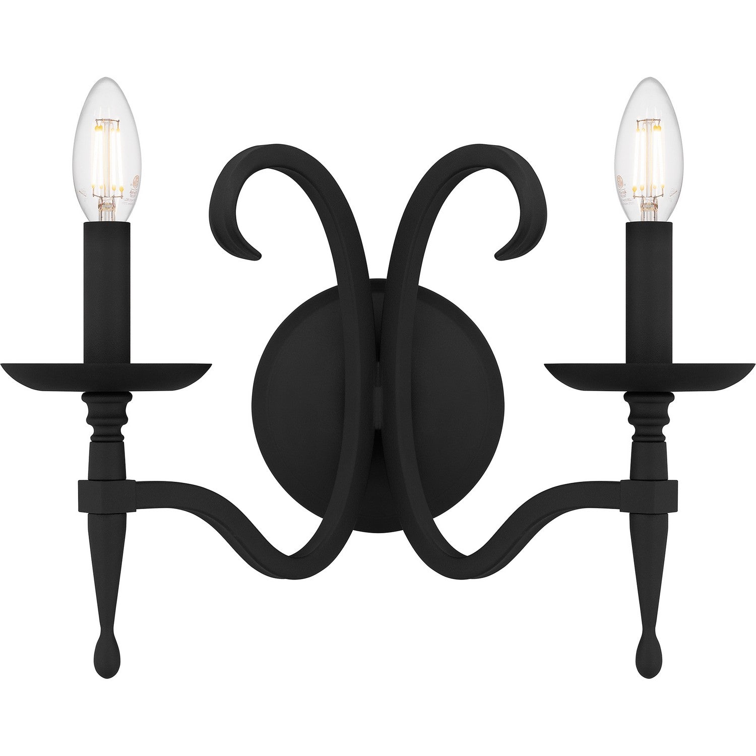 Quoizel - OCA8714EK - Two Light Wall Sconce - Octavia - Earth Black