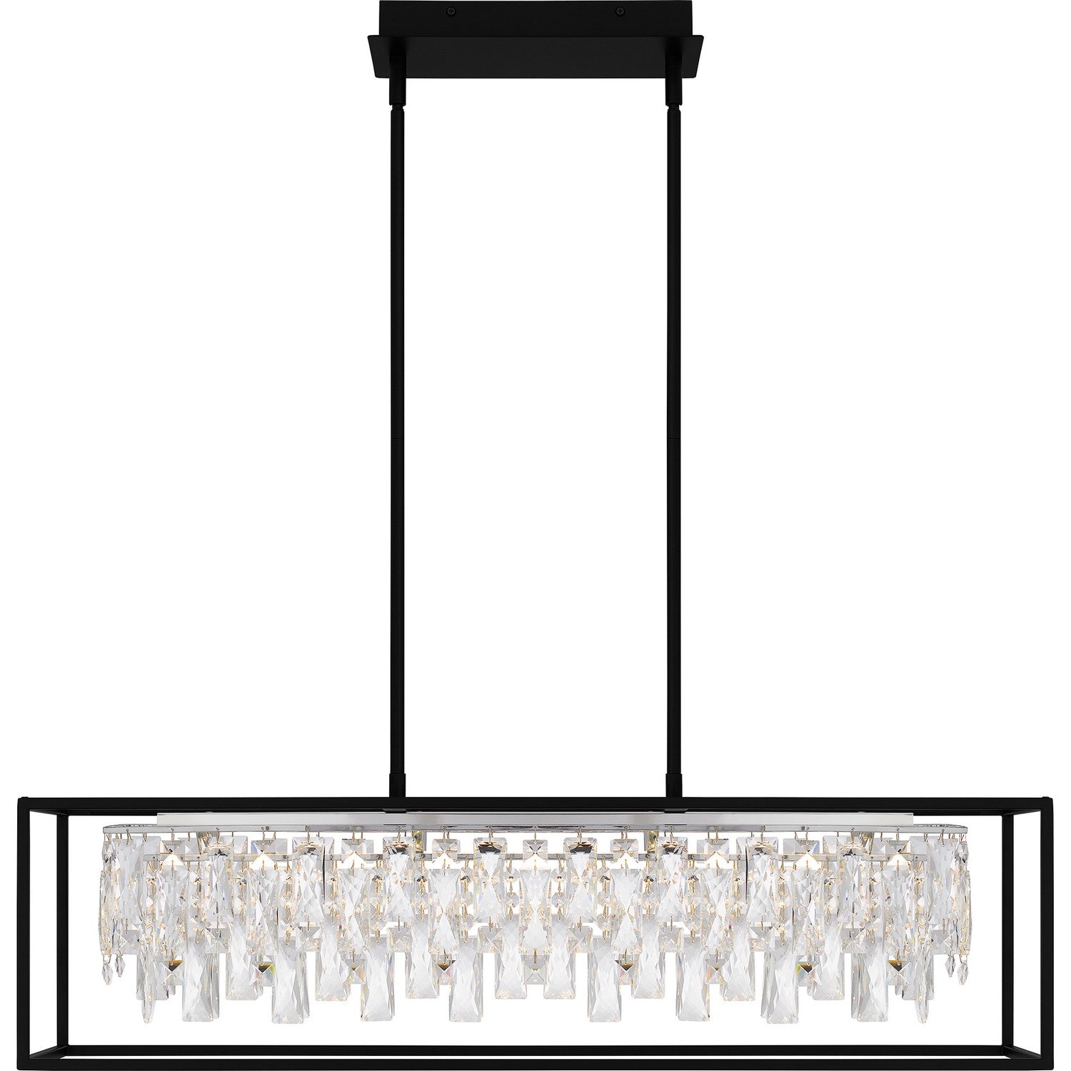 Quoizel - PCBNC635MBK - LED Linear Chandelier - Brillance - Matte Black