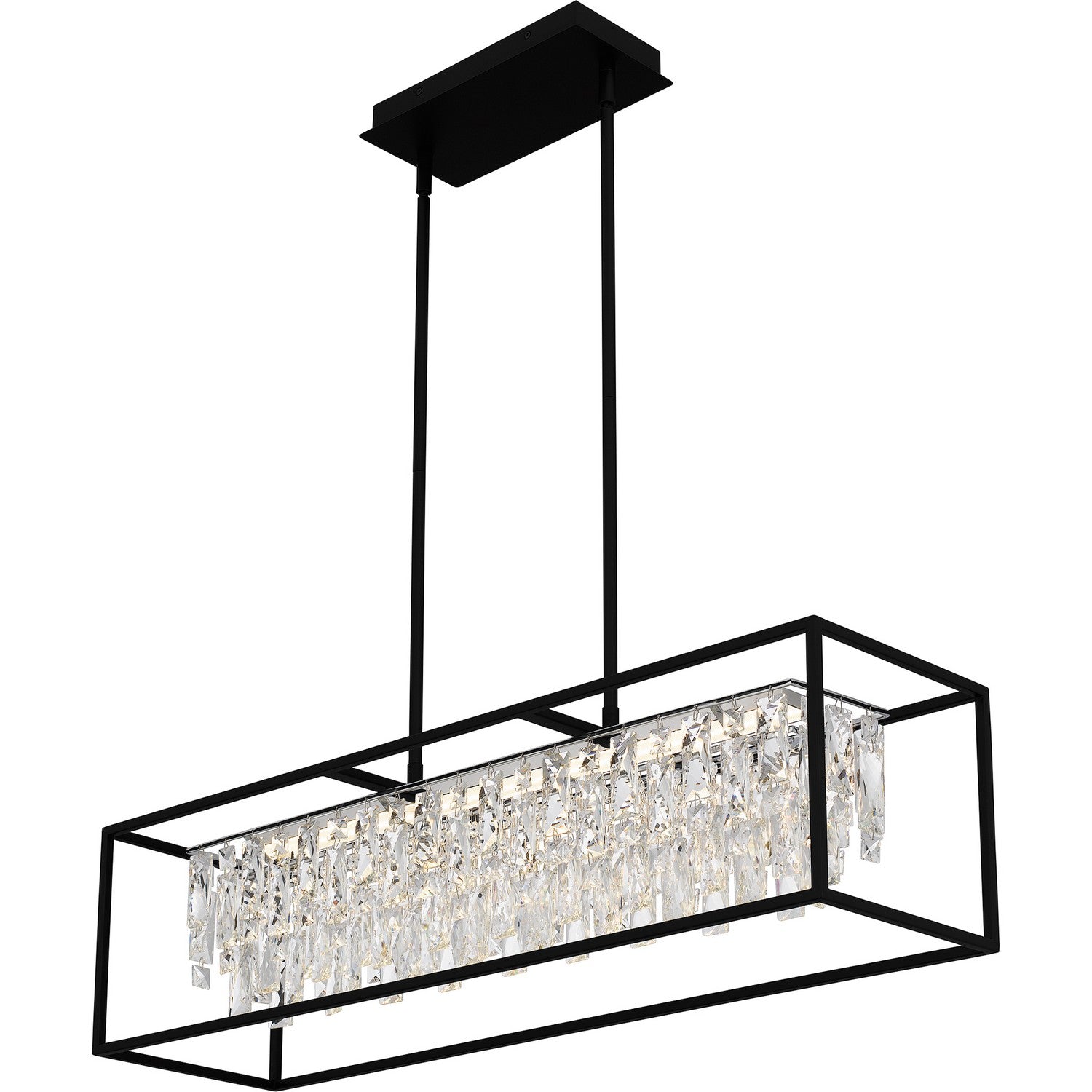 Quoizel - PCBNC635MBK - LED Linear Chandelier - Brillance - Matte Black