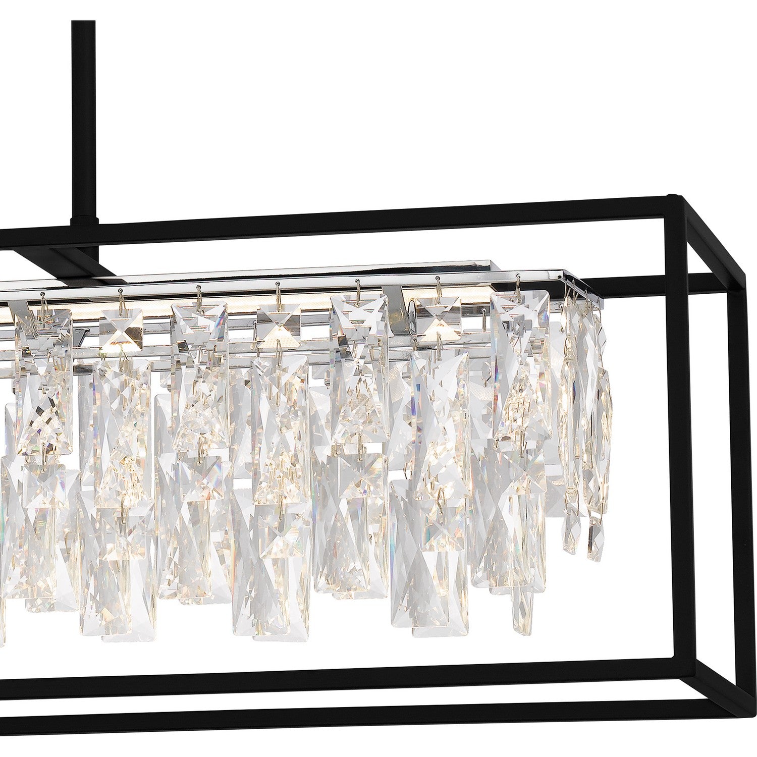 Quoizel - PCBNC635MBK - LED Linear Chandelier - Brillance - Matte Black