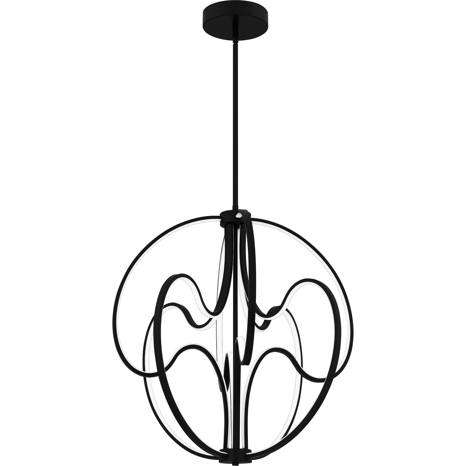 Quoizel - PCCLR2824MBK - LED Pendant - Clairon - Matte Black