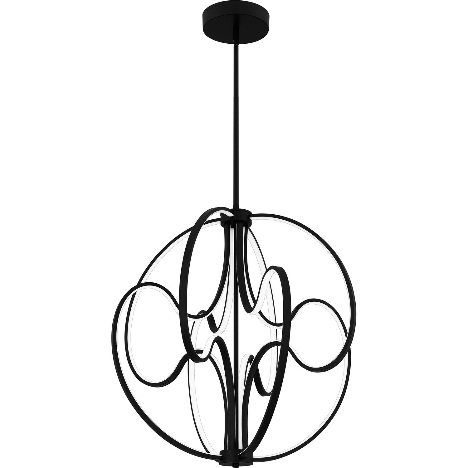 Quoizel - PCCLR2824MBK - LED Pendant - Clairon - Matte Black