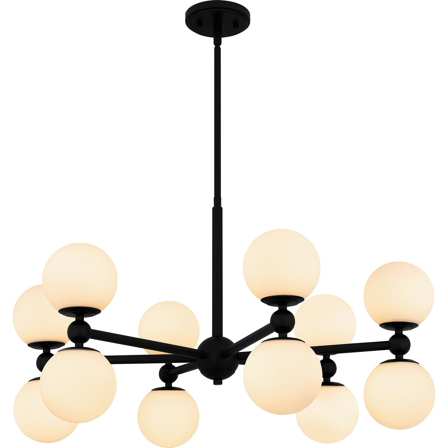 Quoizel - PCELS5031MBK - 12 Light Chandelier - Elser - Matte Black