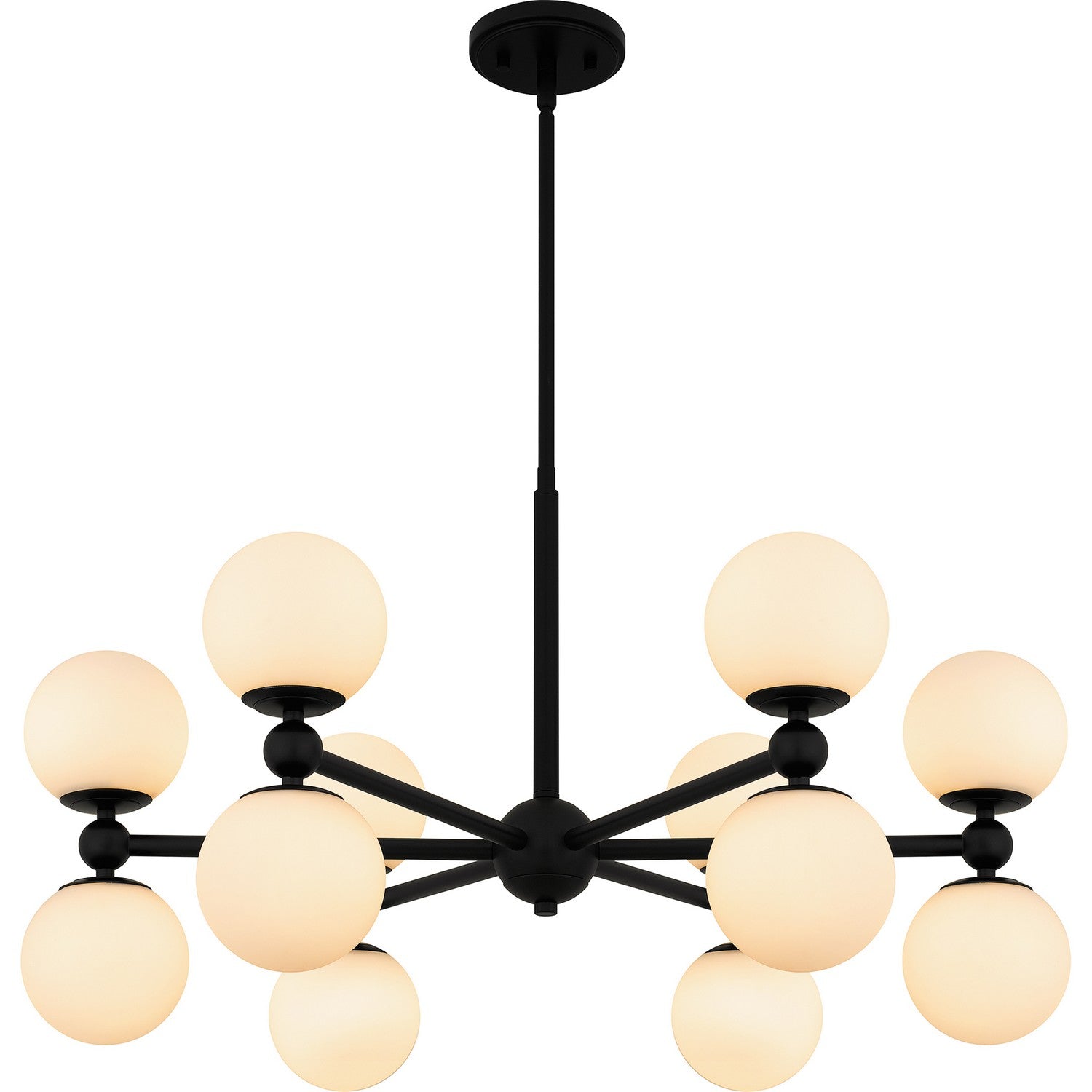 Quoizel - PCELS5031MBK - 12 Light Chandelier - Elser - Matte Black