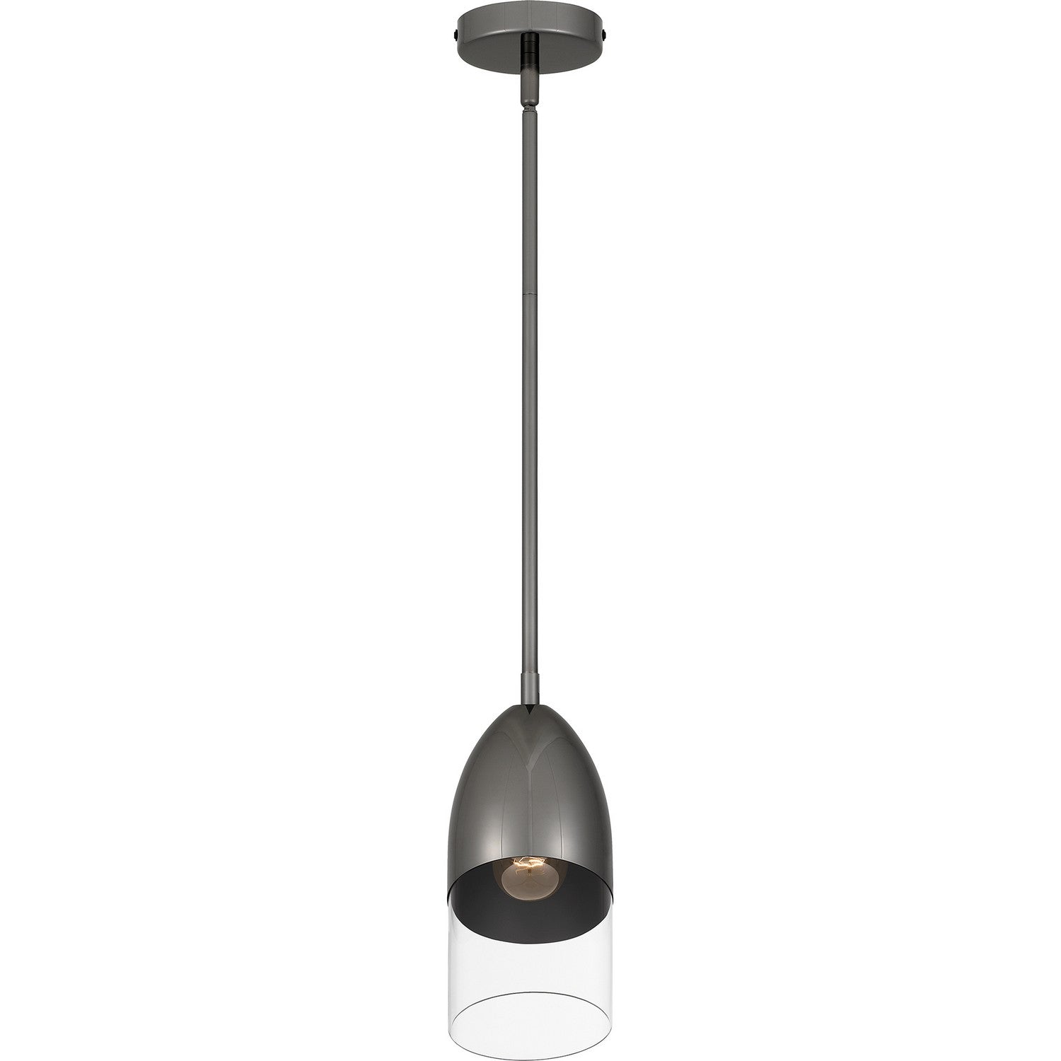 Quoizel - PCHAY1505BCH - One Light Mini Pendant - Haynes - Black Chrome