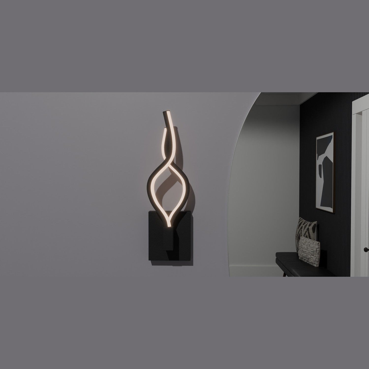 Quoizel - PCISD8704MBK - LED Wall Sconce - Isadora - Matte Black