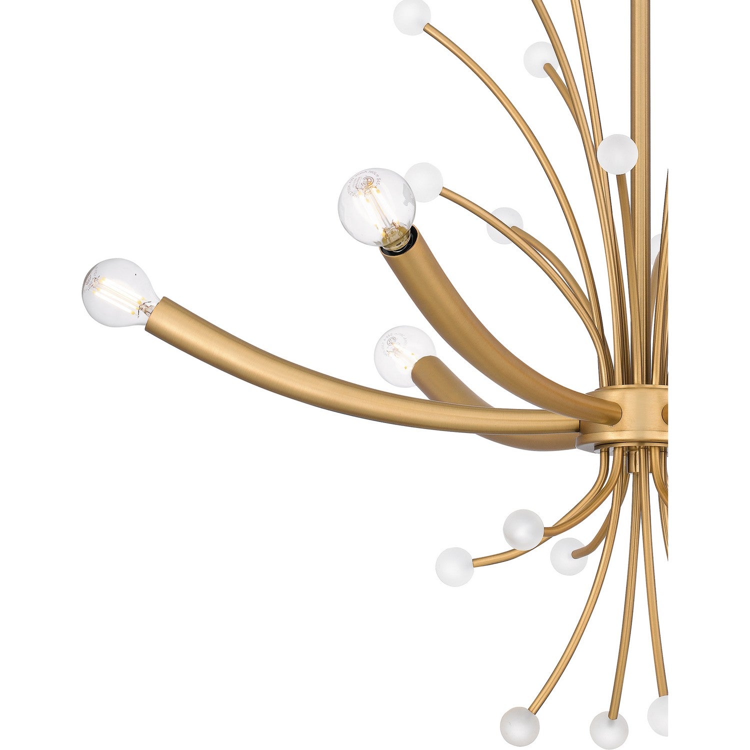 Quoizel - PCKIE5029BWS - Six Light Chandelier - Kiera - Brushed Weathered Brass