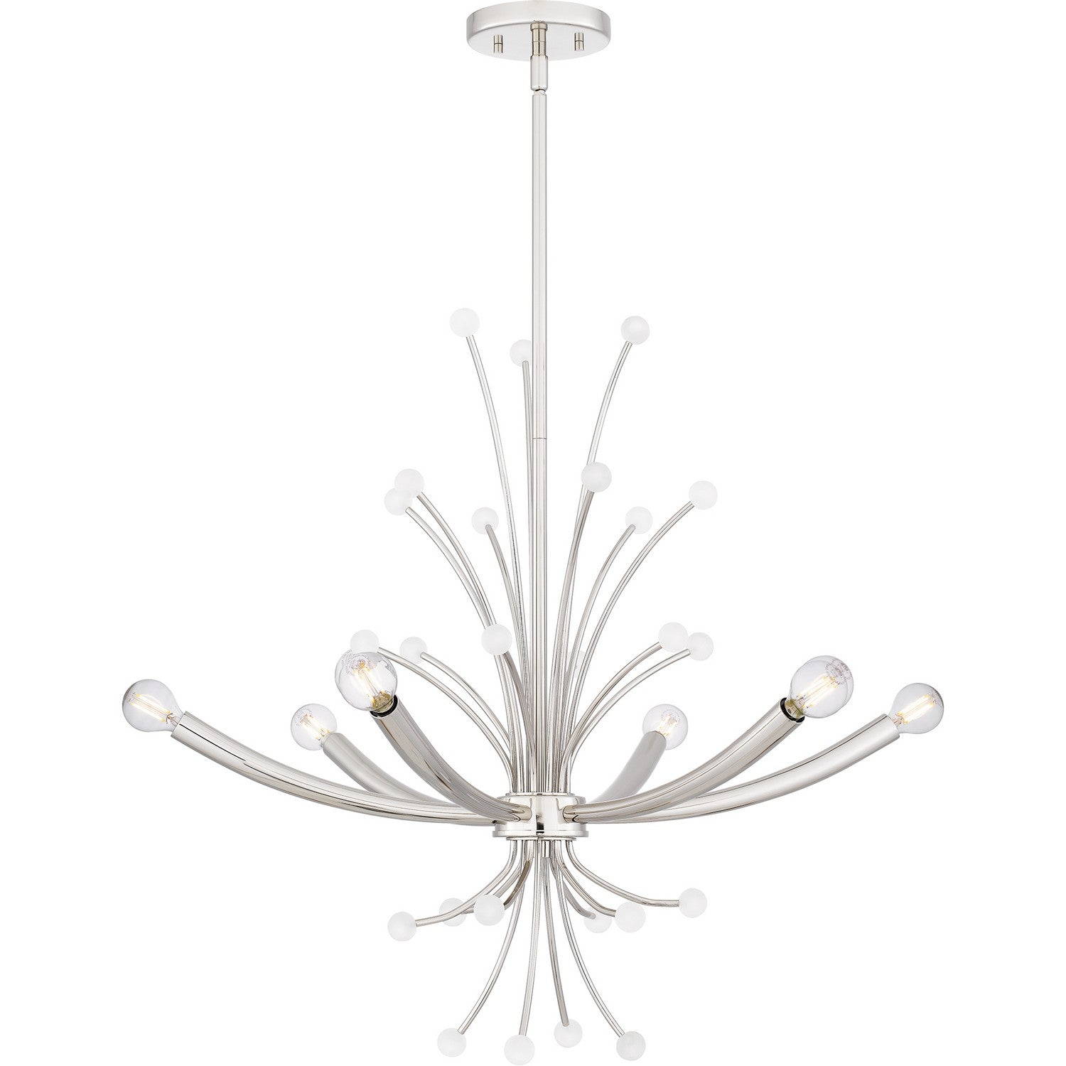 Quoizel - PCKIE5029PK - Six Light Chandelier - Kiera - Polished Nickel