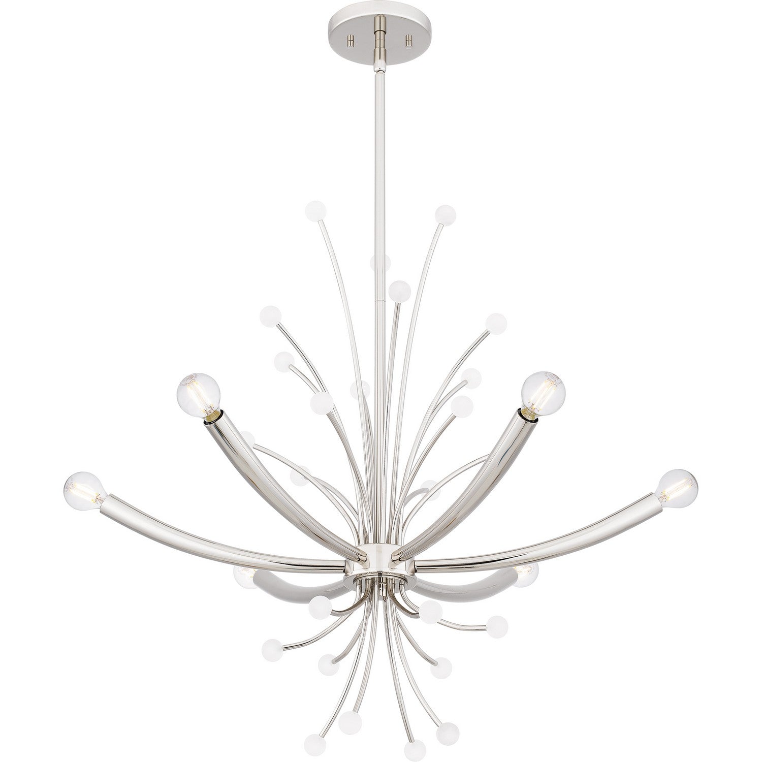 Quoizel - PCKIE5029PK - Six Light Chandelier - Kiera - Polished Nickel