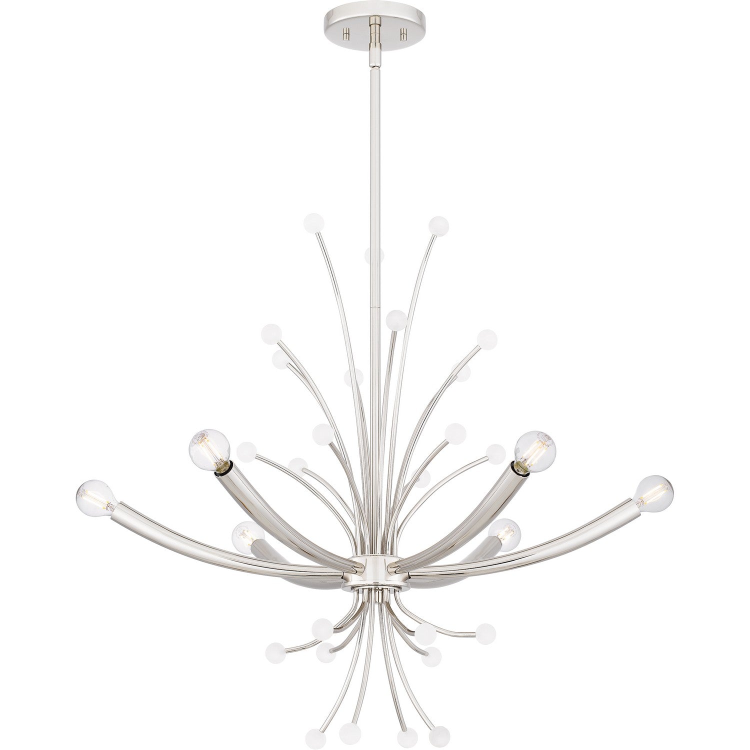 Quoizel - PCKIE5029PK - Six Light Chandelier - Kiera - Polished Nickel