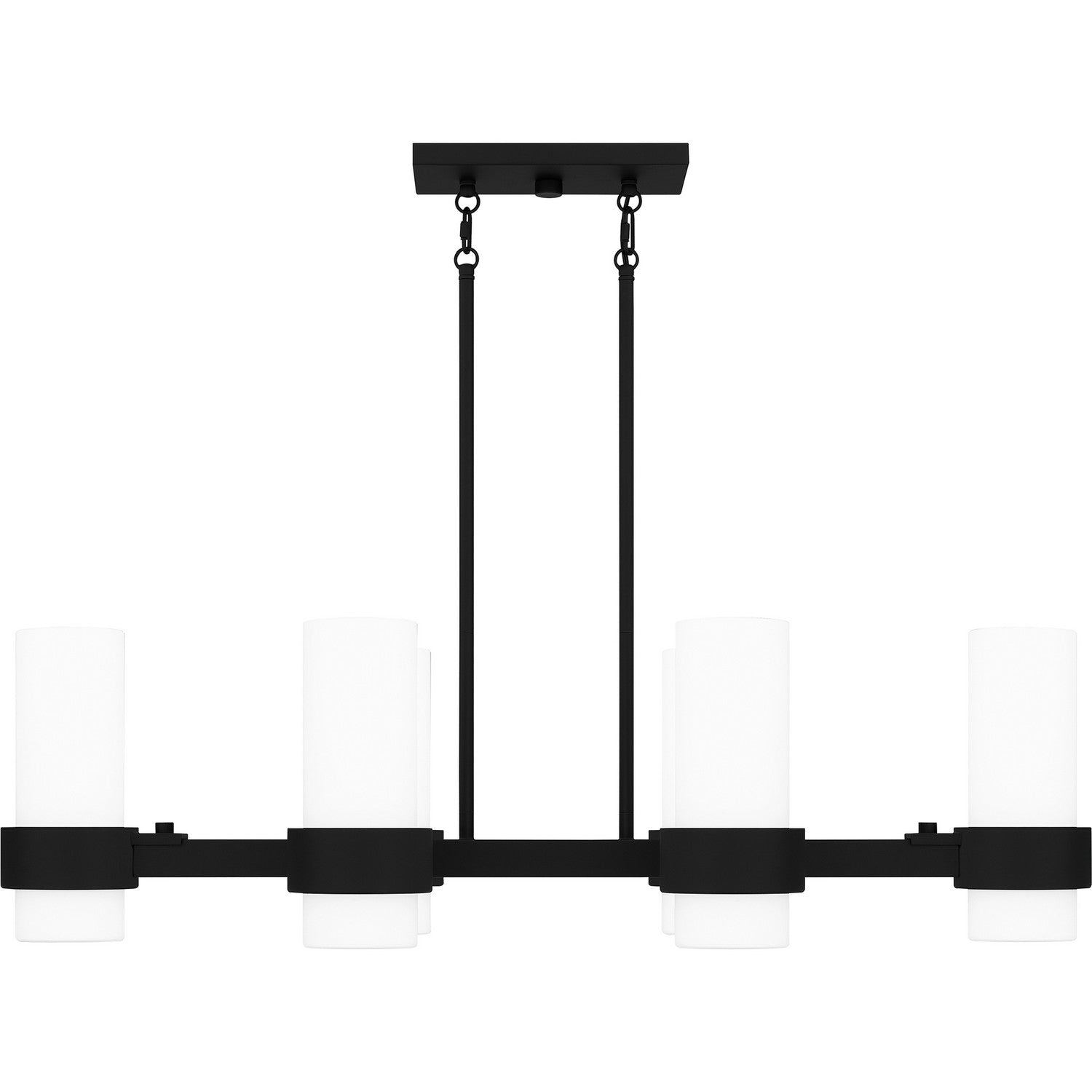 Quoizel - PCKIM636MBK - Six Light Linear Chandelier - Kimora - Matte Black