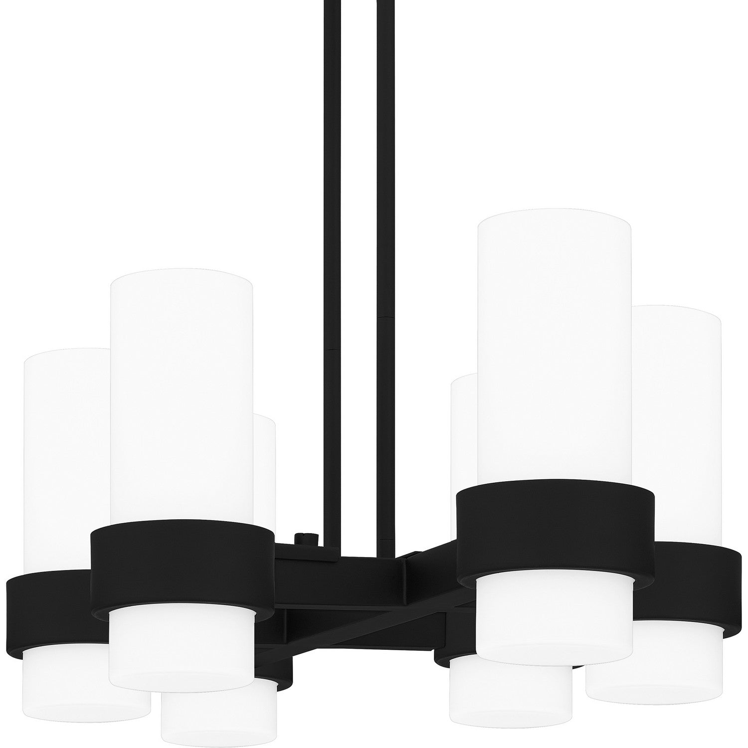 Quoizel - PCKIM636MBK - Six Light Linear Chandelier - Kimora - Matte Black