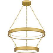 Quoizel - PCOZA2827A - LED Pendant - Ozara - Antique Brass