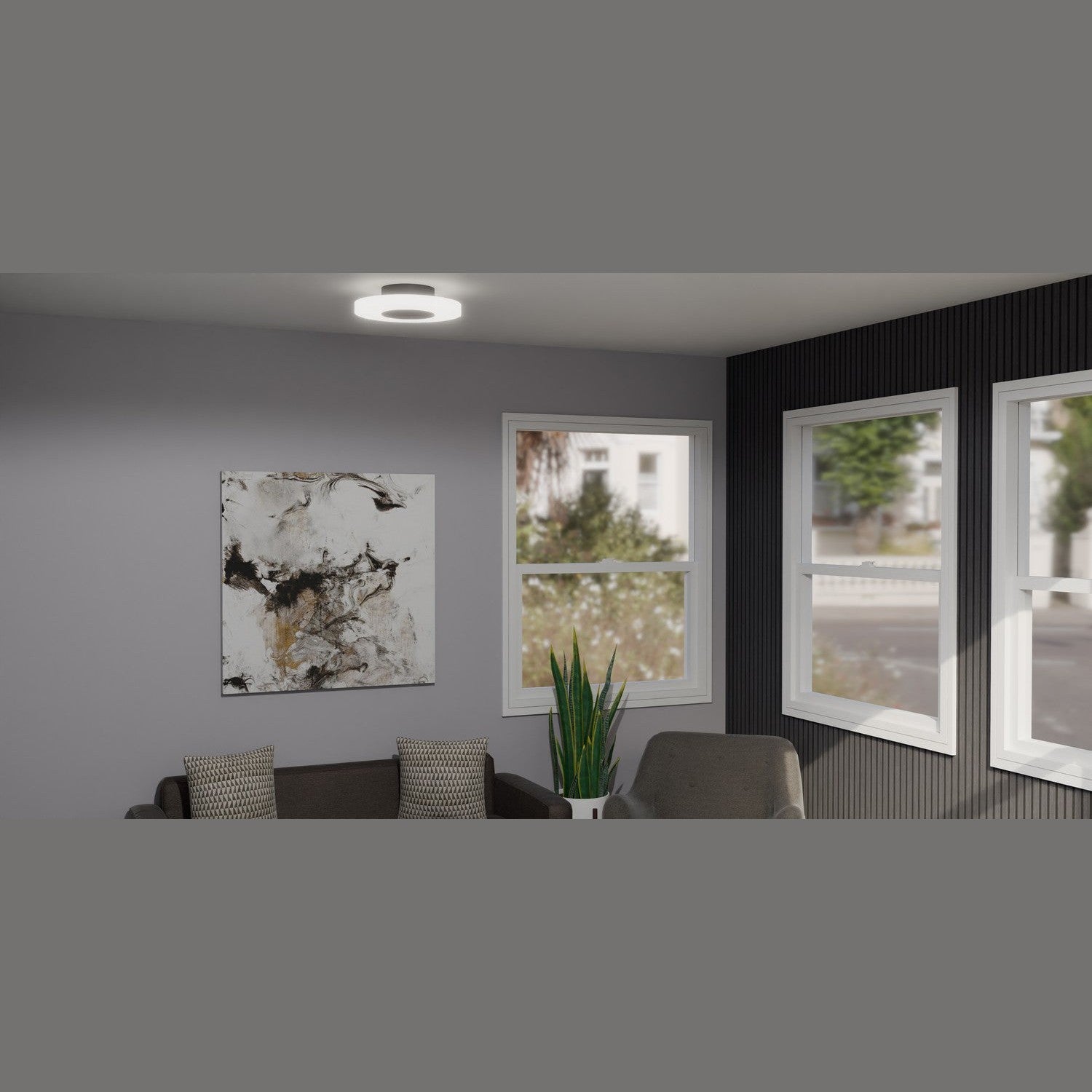 Quoizel - PCRWL1614MBK - LED Flush Mount - Rockwell - Matte Black