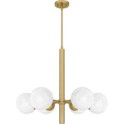 Quoizel - PCSEI5028AB - Six Light Chandelier - Solei - Aged Brass