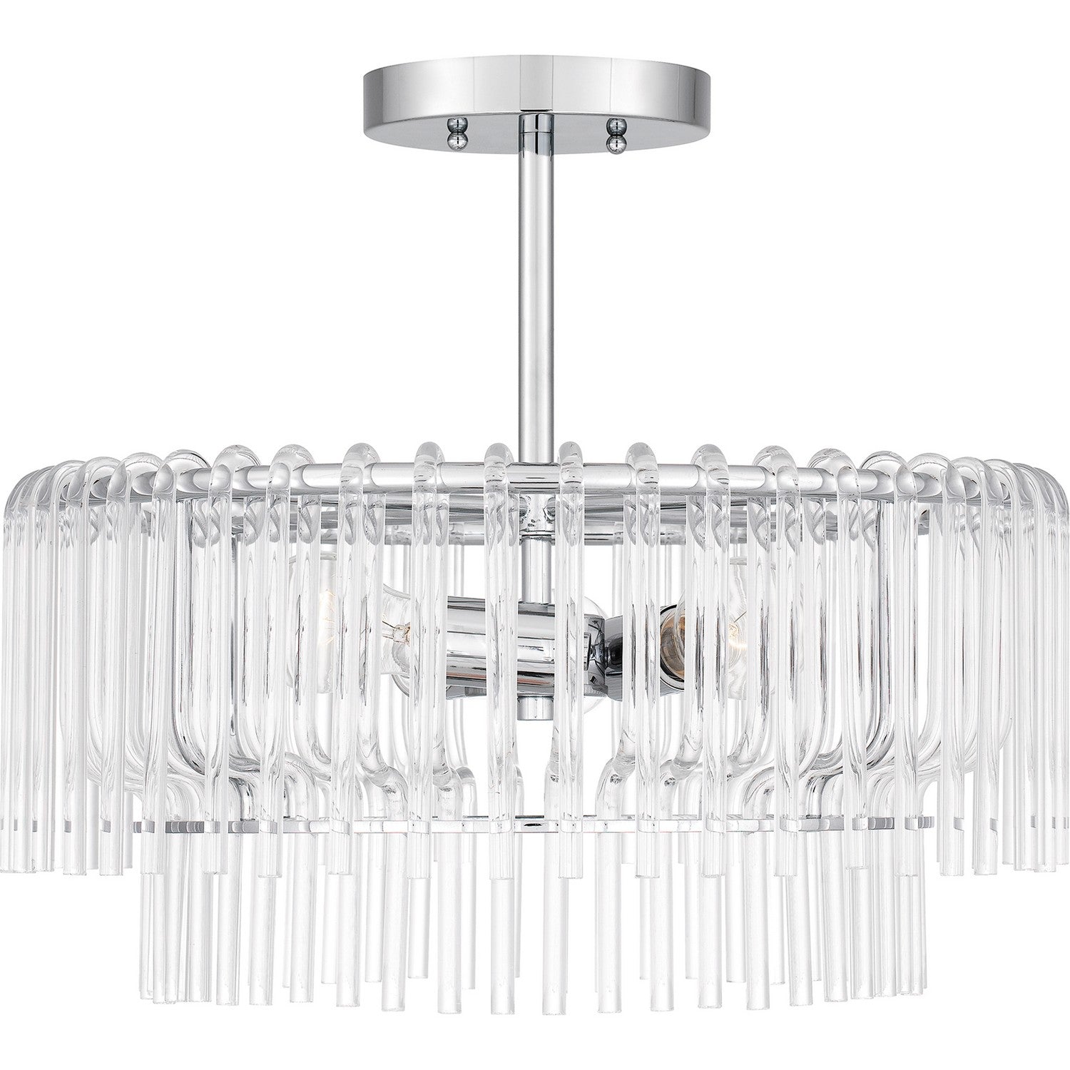 Quoizel - PCTAY1718C - Three Light Semi Flush Mount - Tayshia - Polished Chrome