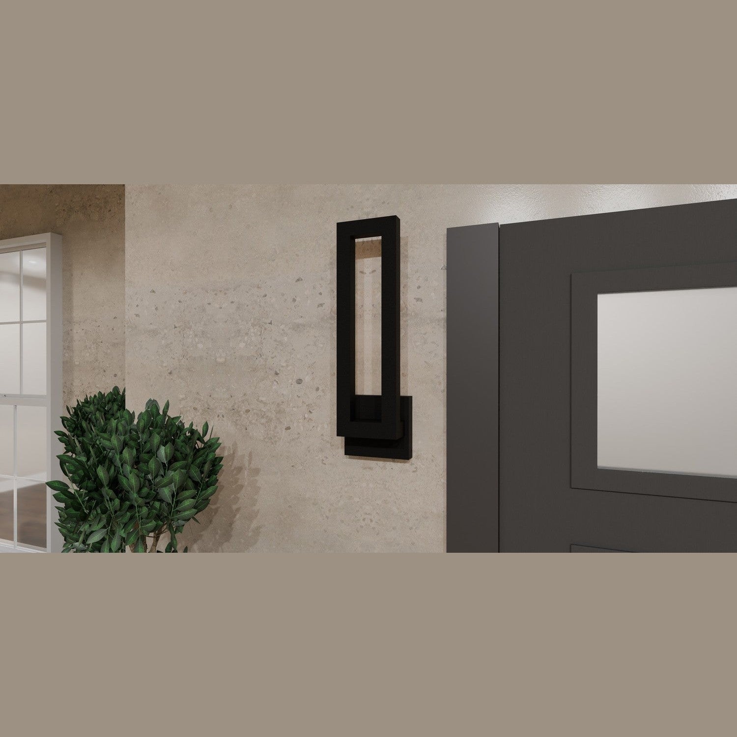 Quoizel - POM8406EK - LED Outdoor Wall Mount - Pompeii - Earth Black