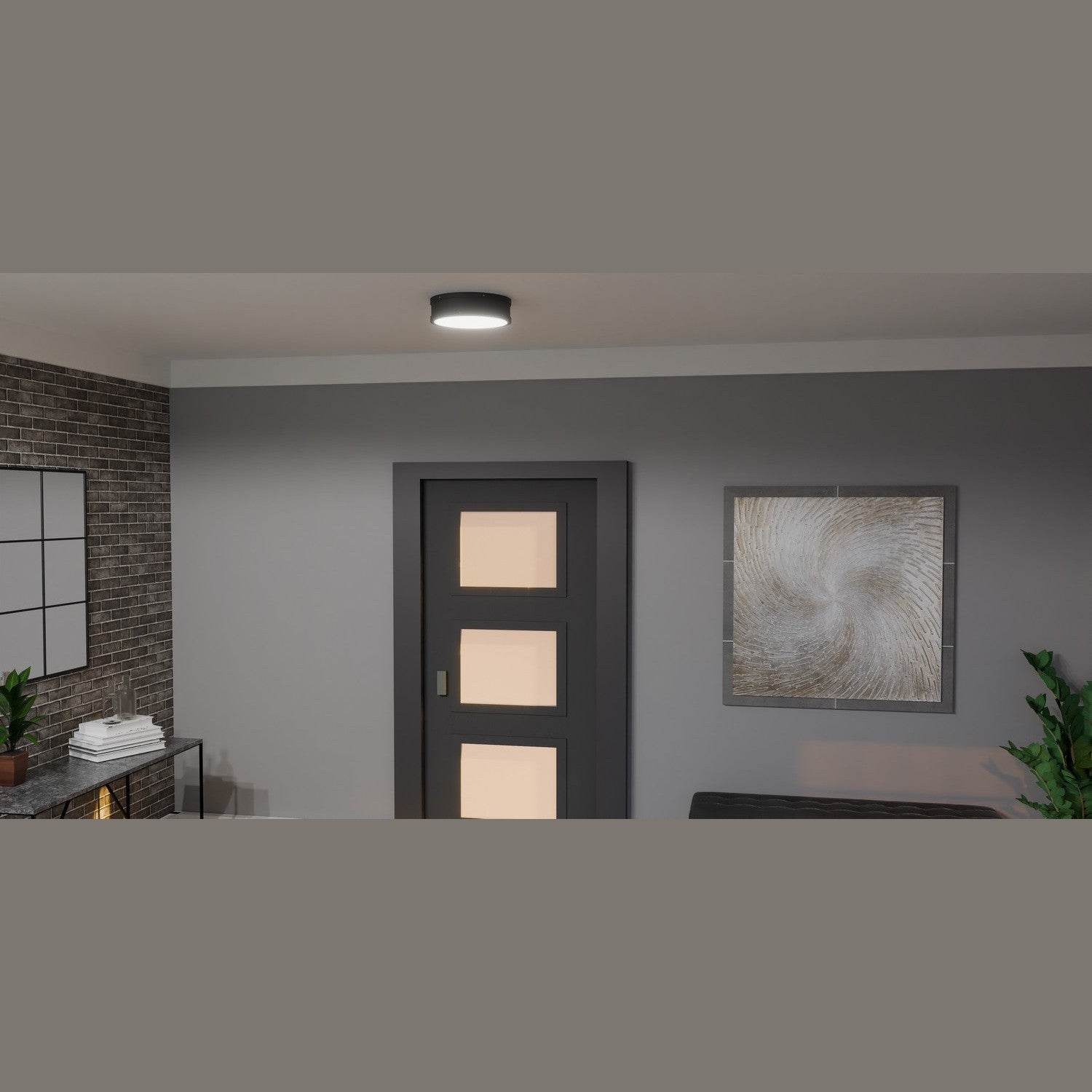 Quoizel - QF5224MBK - LED Flush Mount - Quoizel Fixture - Matte Black