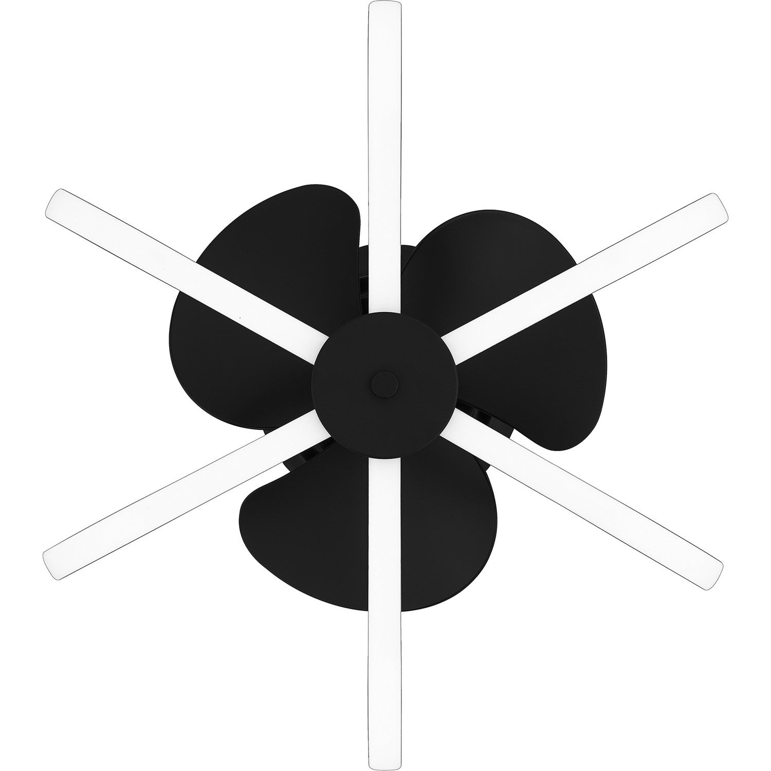Quoizel - QFA6164MBK - LED Fandelier - Quoizel Fandelier - Matte Black