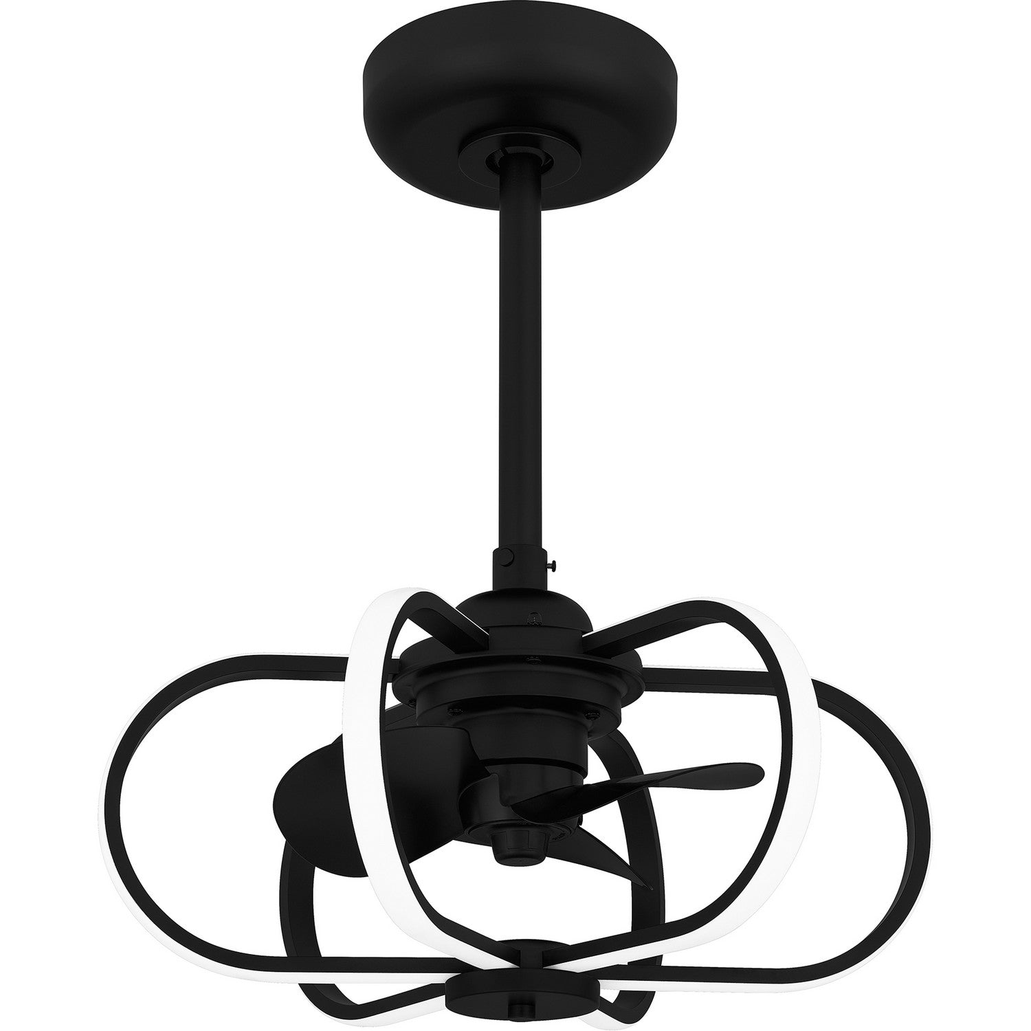 Quoizel - QFA6164MBK - LED Fandelier - Quoizel Fandelier - Matte Black
