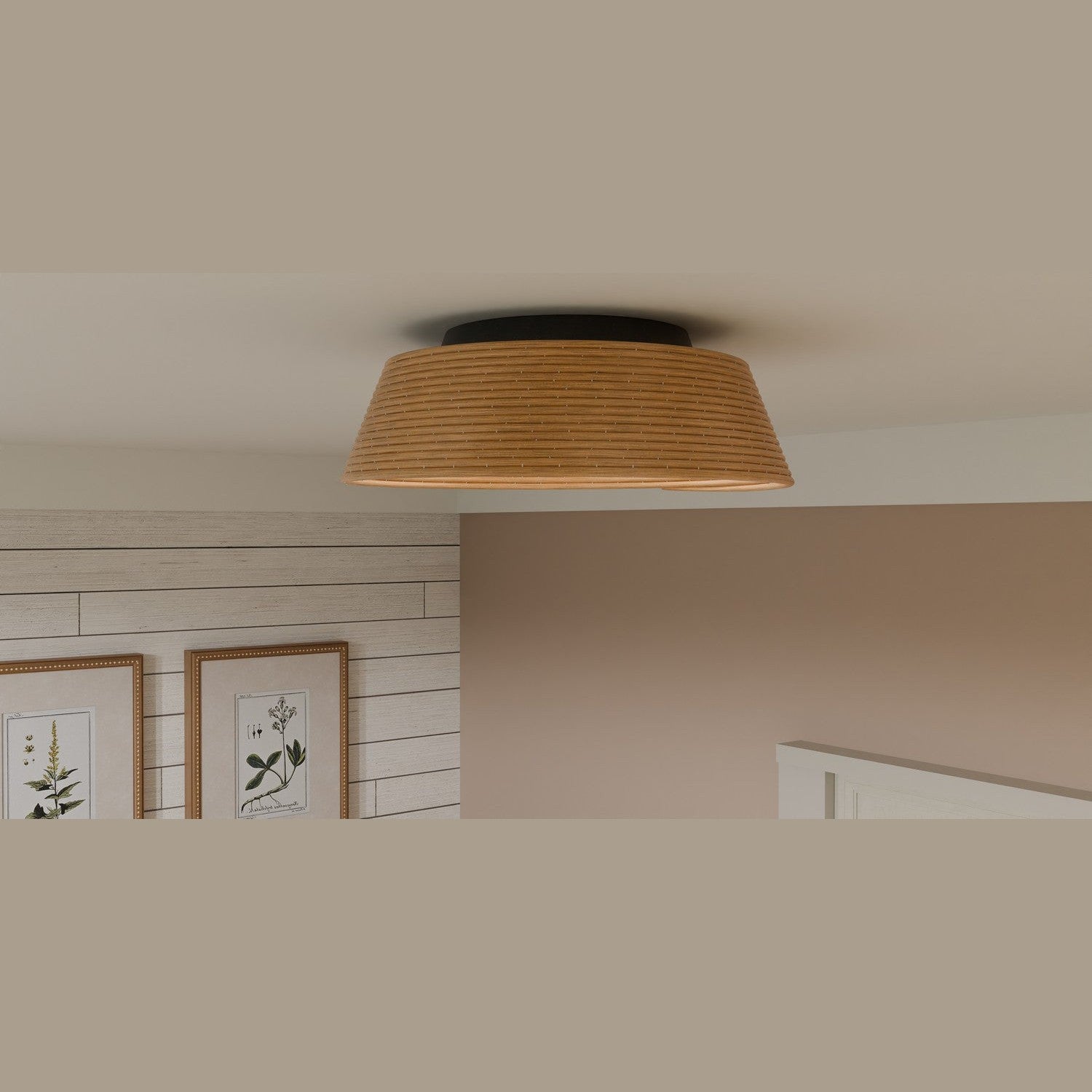 Quoizel - QFL6167MBK - Three Light Flush Mount - Quoizel Flush Mount - Matte Black