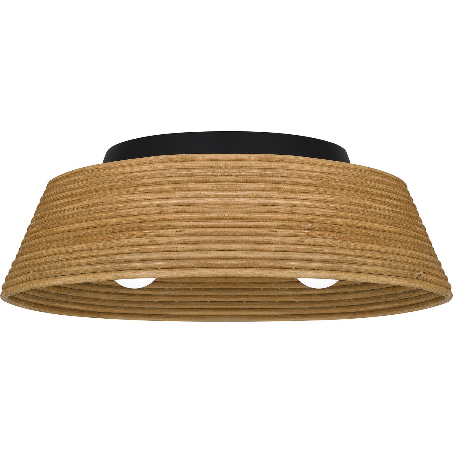 Quoizel - QFL6167MBK - Three Light Flush Mount - Quoizel Flush Mount - Matte Black