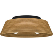 Quoizel - QFL6167MBK - Three Light Flush Mount - Quoizel Flush Mount - Matte Black