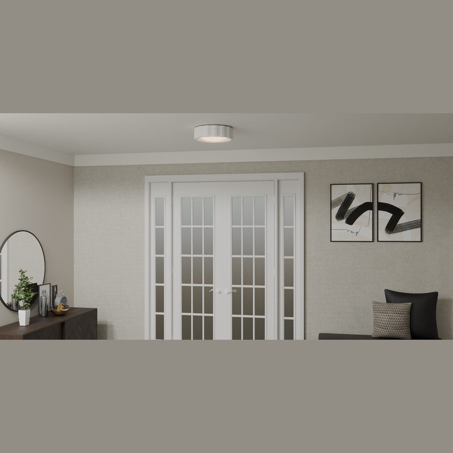 Quoizel - QFL6173TW - Two Light Flush Mount - Quoizel Flush Mount - Textured White