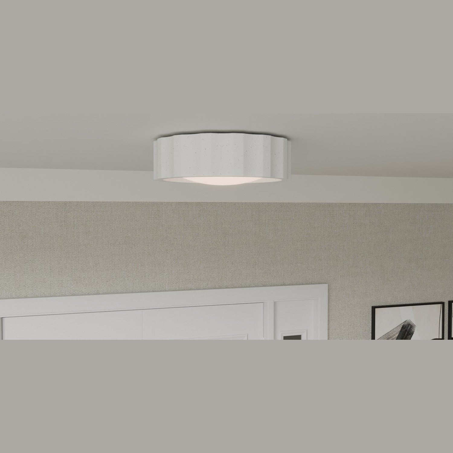 Quoizel - QFL6173TW - Two Light Flush Mount - Quoizel Flush Mount - Textured White