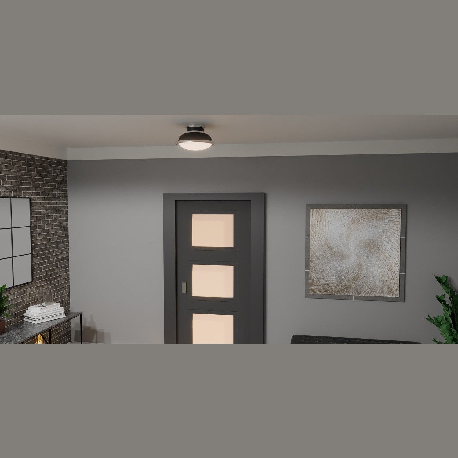 Quoizel - QFL6184MBK - Two Light Flush Mount - Quoizel Flush Mount - Matte Black