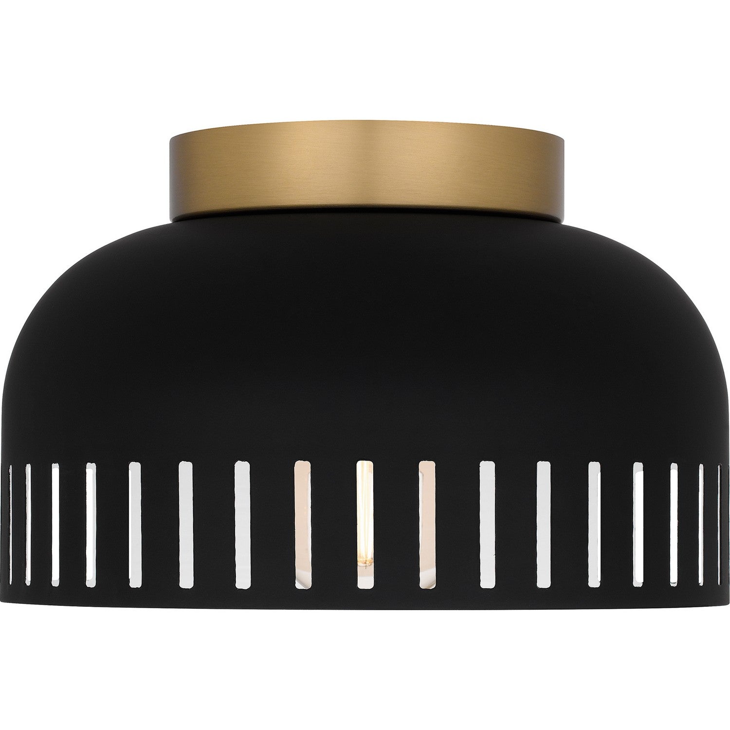 Quoizel - QFL6208MBK - One Light Flush Mount - Quoizel Flush Mount - Matte Black