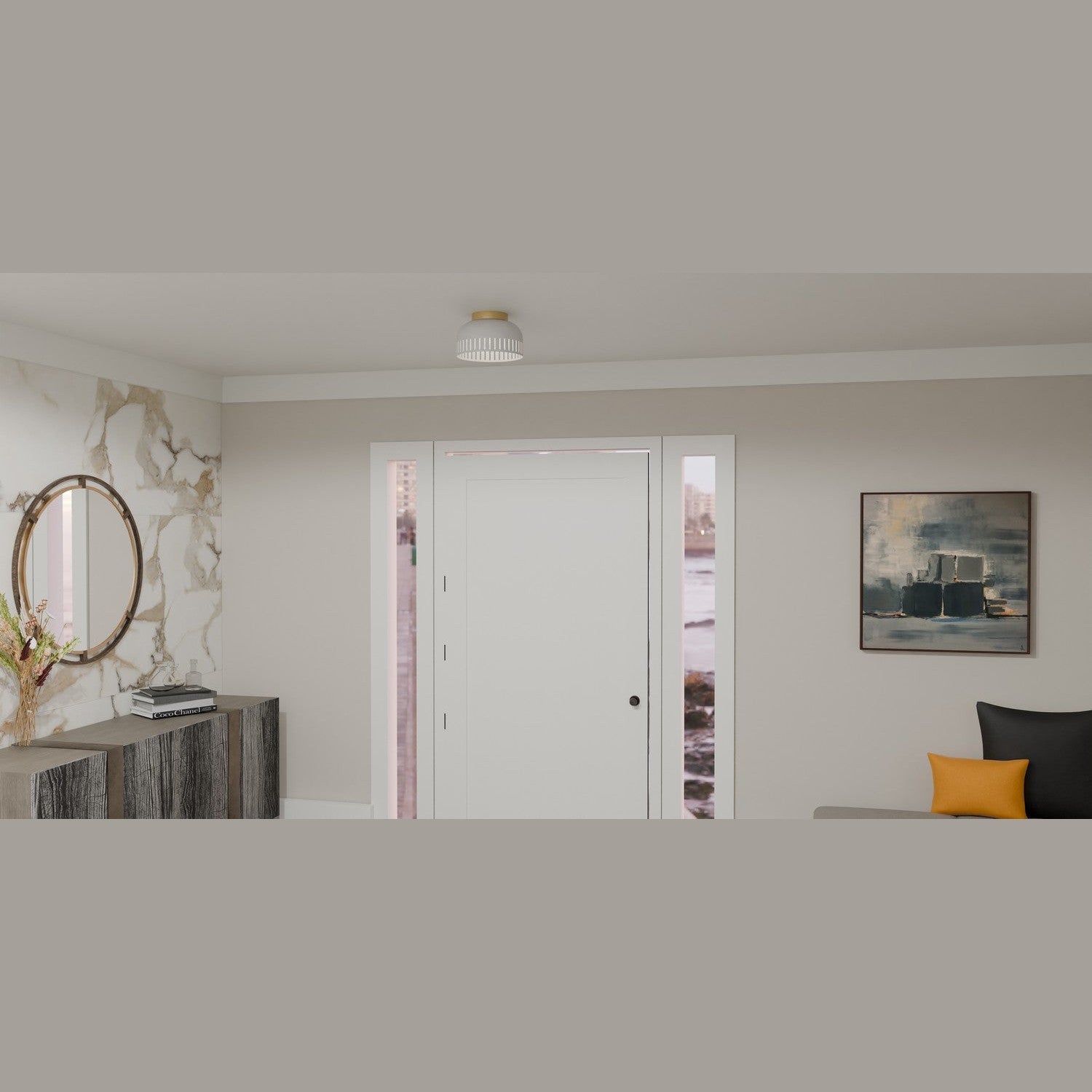 Quoizel - QFL6208W - One Light Flush Mount - Quoizel Flush Mount - Matte White