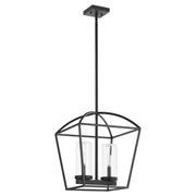 Quorum - 71-2-59 - Two Light Pendant - Odeon - Matte Black