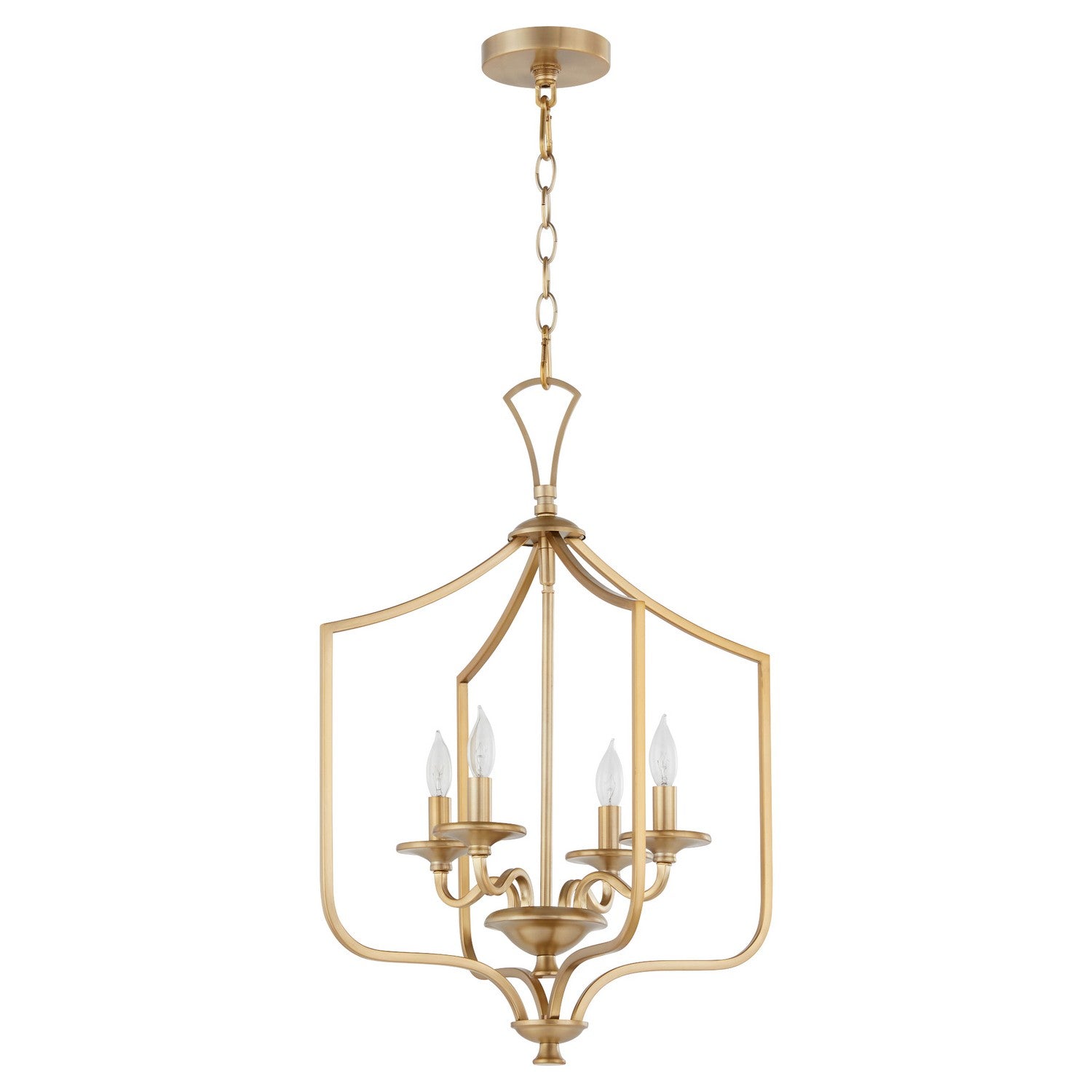 Quorum - 8021-4-80 - Four Light Entry - Maryse - Aged Brass