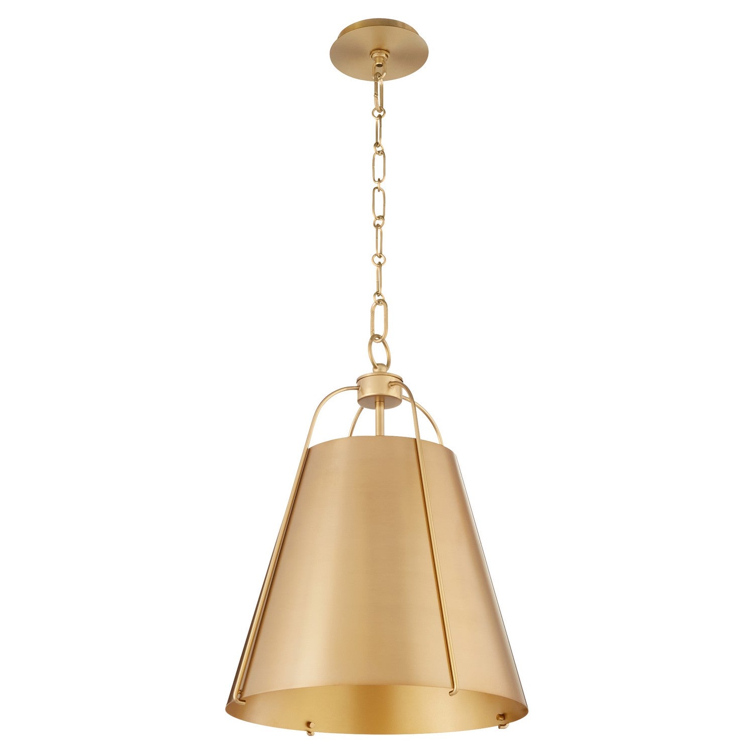 Quorum - 861-1-80 - One Light Pendant - Jamie - Aged Brass