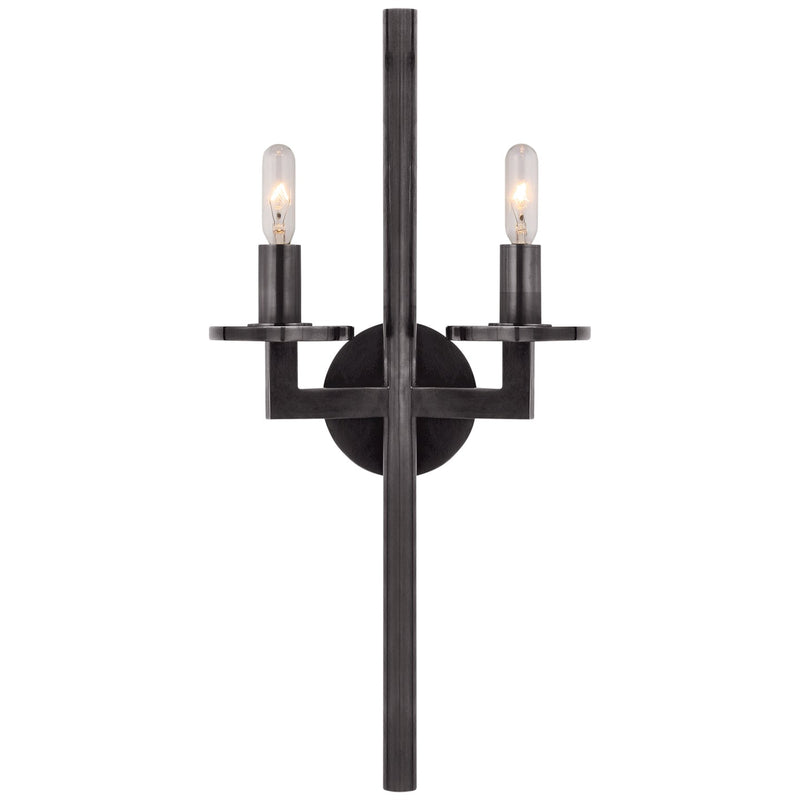Visual Comfort Signature - KW 2201BZ - Two Light Wall Sconce - Liaison - Bronze