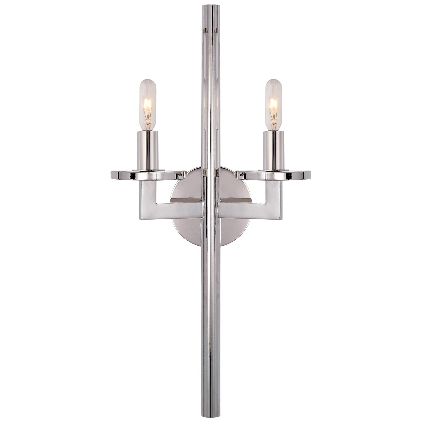 Visual Comfort Signature - KW 2201PN - Two Light Wall Sconce - Liaison - Polished Nickel