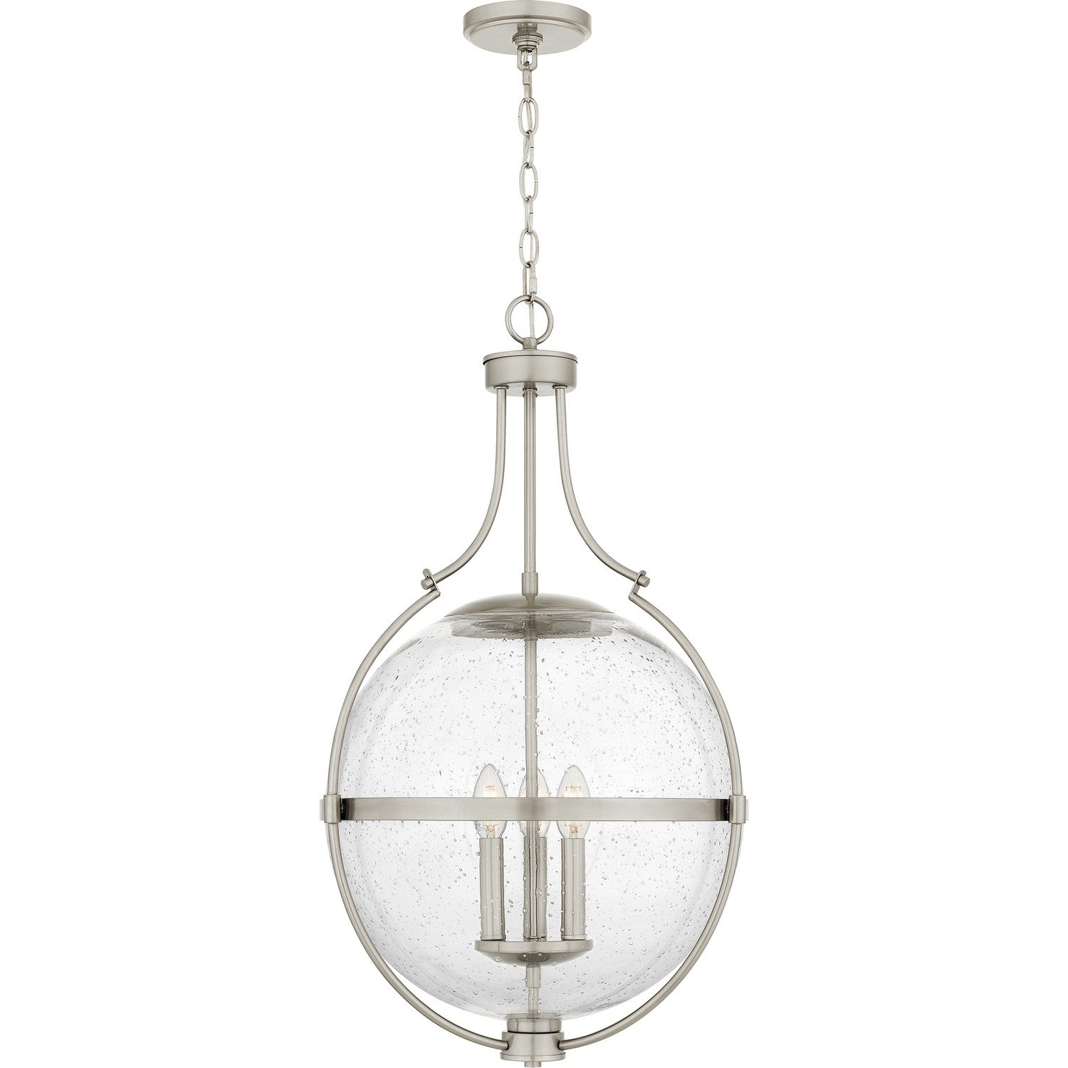 Quoizel - QP6169BN - Three Light Pendant - Quoizel Pendant - Brushed Nickel