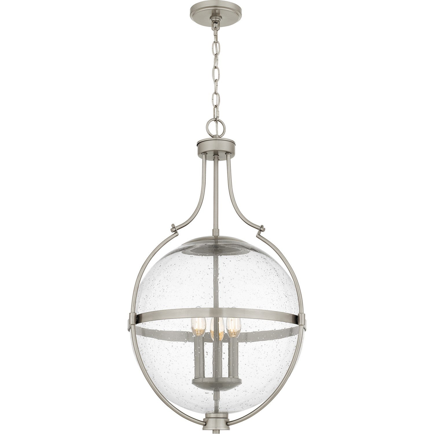 Quoizel - QP6169BN - Three Light Pendant - Quoizel Pendant - Brushed Nickel