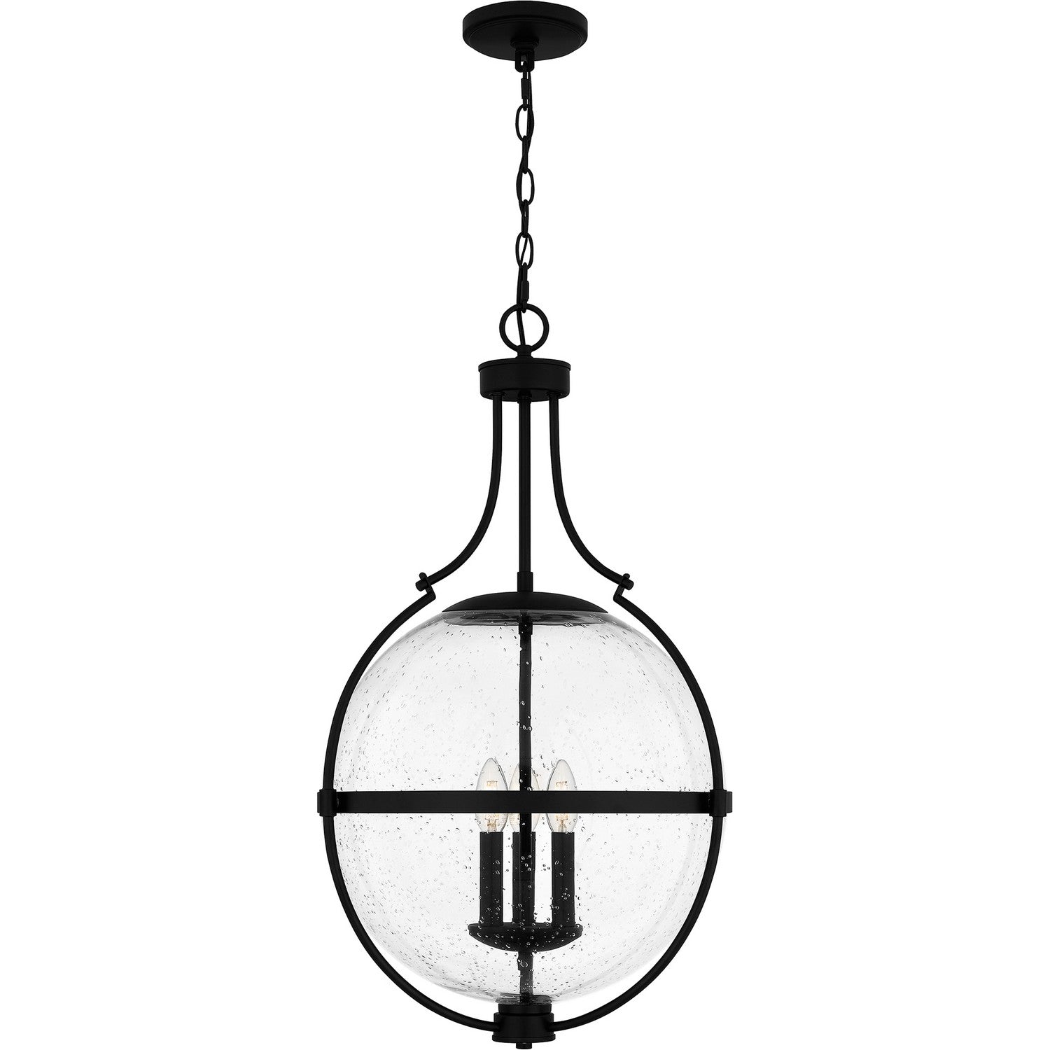 Quoizel - QP6169MBK - Three Light Pendant - Quoizel Pendant - Matte Black