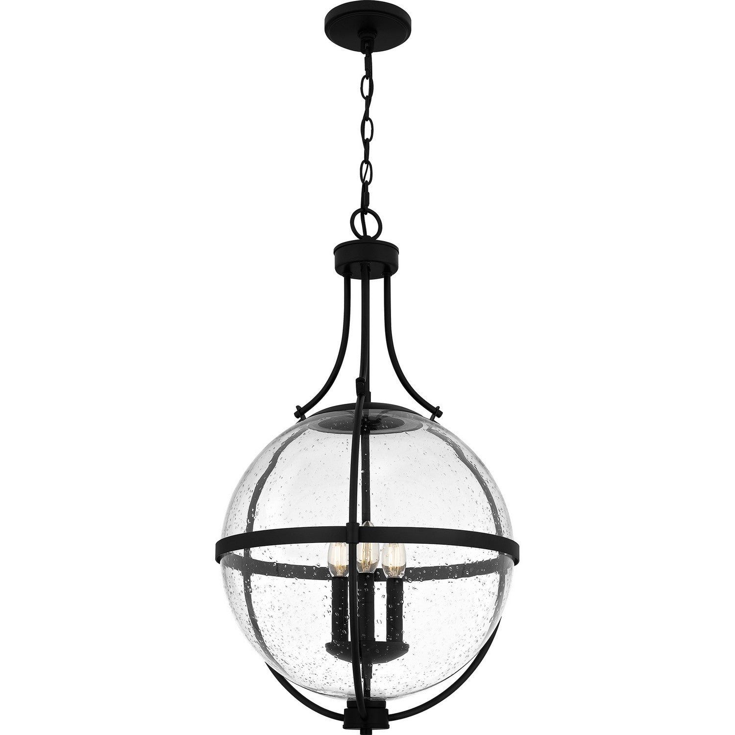 Quoizel - QP6169MBK - Three Light Pendant - Quoizel Pendant - Matte Black