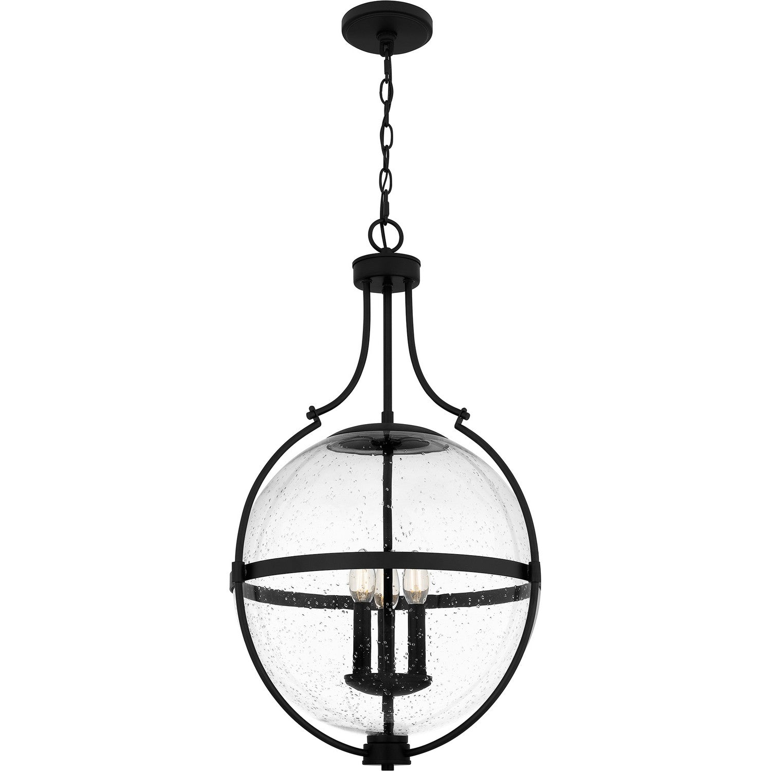 Quoizel - QP6169MBK - Three Light Pendant - Quoizel Pendant - Matte Black