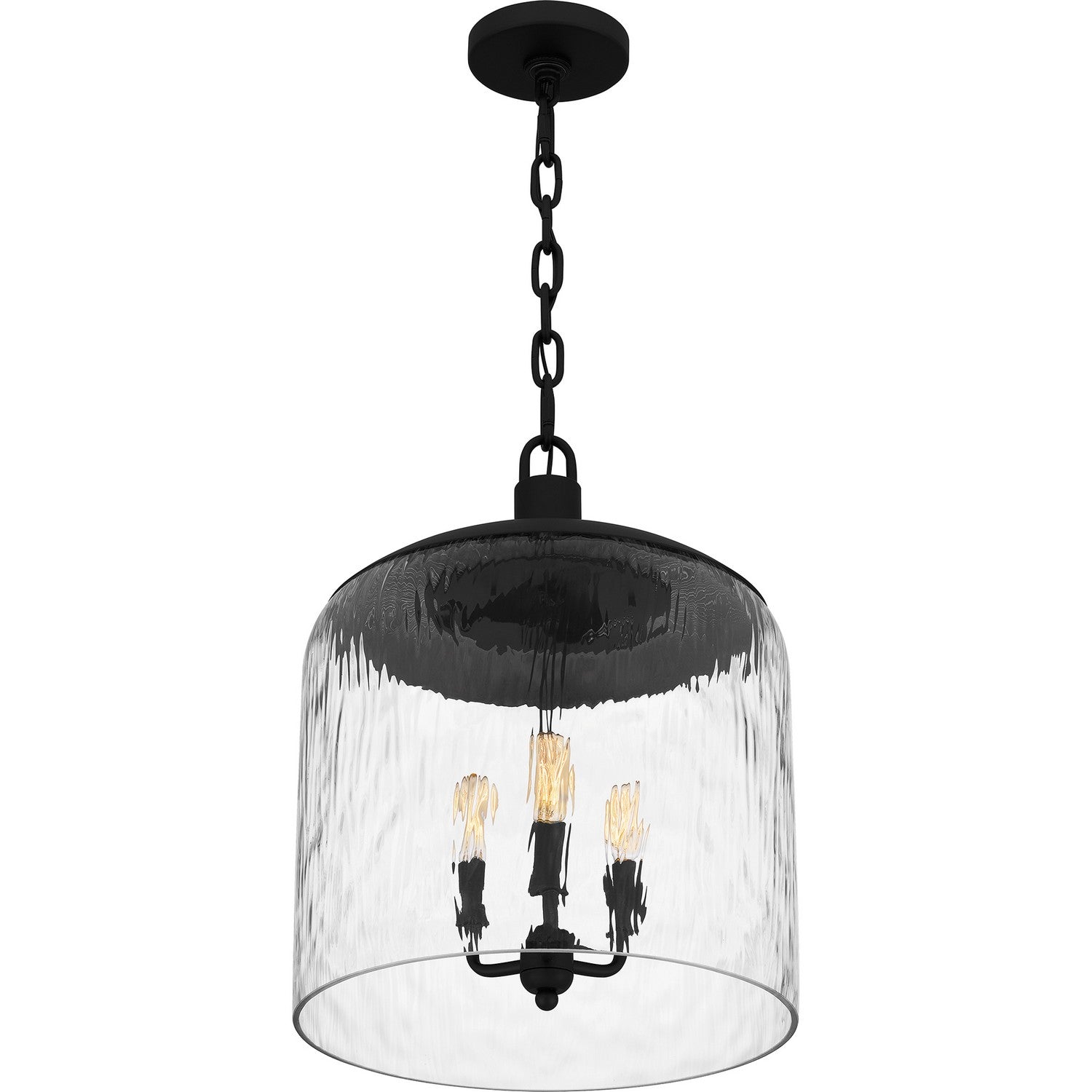 Quoizel - QP6205MBK - Three Light Pendant - Quoizel Pendant - Matte Black